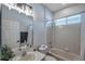 This bathroom is fully equipped with a shower and bathtub, sink, and a toilet at 3527 101St E Ave, Parrish, FL 34219