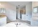 Bright bathroom with soaking tub and glass shower at 3527 101St E Ave, Parrish, FL 34219