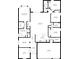 Detailed floorplan illustrating layout of the home with dimensions at 3527 101St E Ave, Parrish, FL 34219