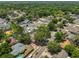 A neighborhood shot featuring a house with an aqua pool at 601 Cedar Grove Dr, Brandon, FL 33511