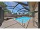 Enjoy a screened-in pool with clear blue water, perfect for relaxation and outdoor fun at 601 Cedar Grove Dr, Brandon, FL 33511