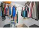 Functional walk-in closet with ample hanging space and shelving for organization at 613 Valley Hill Dr, Brandon, FL 33510