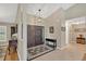 Inviting foyer features a decorative rug, a dark wood double door, and neutral walls at 1007 Morfield Ln, Brandon, FL 33511