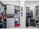 Custom closet with ample shelves and hanging space to maximize storage at 10450 Highland Park Pl, Palmetto, FL 34221