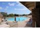 Enjoy the beautiful community pool on a hot day at 11752 Wayside Willow Ct, Hudson, FL 34667