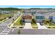 New construction two-story home with a two-car garage and large driveway located near the community park at 12908 Hawkstone Trail Blvd, Lithia, FL 33547