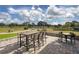 Enjoy outdoor dining with golf course views from the available patio seating at 12918 Royal George Ave, Odessa, FL 33556