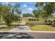 Inviting single-story home with a long driveway and lush green lawn at 3600 46Th N St, St Petersburg, FL 33713