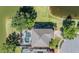 Aerial view of home with beautiful pool at 417 Ventura Dr, Oldsmar, FL 34677