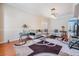 Comfortable living room with hardwood floors and bright light at 417 Ventura Dr, Oldsmar, FL 34677