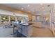 Bright kitchen featuring a breakfast bar and views into the breakfast nook with waterfront view at 4433 38Th S Way, St Petersburg, FL 33711