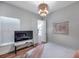 Bedroom with recessed lighting, wood floors, a chandelier and a doorway at 5518 72Nd E Ter, Ellenton, FL 34222