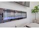 Modern electric fireplace in the living room at 5518 72Nd E Ter, Ellenton, FL 34222