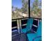 Relax on this screened balcony with beautiful views of mature trees and waterfront scenery at 6080 80Th N St # 409, St Petersburg, FL 33709