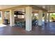 Outdoor picnic area with picnic tables and a BBQ grill at 6080 80Th N St # 409, St Petersburg, FL 33709