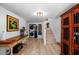 Finished basement area with laundry and stylish decor, perfect for additional living space at 6213 12Th S Ave, Gulfport, FL 33707