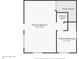 Second floor plan displaying the primary bedroom, bathroom, and closet layouts at 6213 12Th S Ave, Gulfport, FL 33707