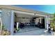 Garage with tools, bikes, washer, dryer and storage at 6446 Louisiana Ave, New Port Richey, FL 34653