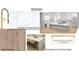 Kitchen design showcasing quartz countertops, wood flooring, and bronze cabinet hardware selections at 2867 Sunstream Ln, Clearwater, FL 33759