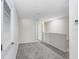Second floor hallway with gray carpeting, closet, and natural light at 11718 Blackbrook Ct, Seffner, FL 33584