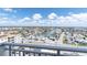 Expansive water views from this balcony, showcasing the coastal community with a mix of homes, shops and canals at 17408 Gulf Blvd # 1302, Redington Shores, FL 33708