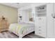 Cozy bedroom with built-in closets and storage for space-saving efficiency at 17408 Gulf Blvd # 1302, Redington Shores, FL 33708