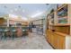 Open kitchen with granite countertops, stainless steel appliances, and a breakfast bar at 2042 Diamond Ct, Oldsmar, FL 34677