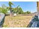 Large backyard with a shed, secure fencing and attractive landscaping at 2639 28Th N Ave, St Petersburg, FL 33713