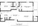 Floor plan showing layout of bedrooms, living room, dining room, kitchen, and balcony at 2675 St Josephs E Dr # C, Dunedin, FL 34698