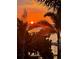 Sunset view through palm trees, hinting at a relaxing coastal lifestyle at 2675 St Josephs E Dr # C, Dunedin, FL 34698