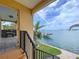 Scenic water view featuring boat dock and expansive waterfront scenery at 2675 St Josephs E Dr # C, Dunedin, FL 34698