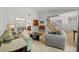 Cozy living room with an open layout and stylish furniture at 305 Bryan Oak Ave, Brandon, FL 33511
