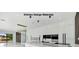Contemporary kitchen with sleek white cabinets and stainless steel appliances at 3420 Channelside Ct, Safety Harbor, FL 34695