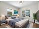 Comfortable main bedroom with large windows and stylish decor at 422 24Th N St, St Petersburg, FL 33713