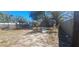 Wide shot of the backyard showing some debris at 4331 16Th S Ave, St Petersburg, FL 33711