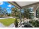 Front porch showcasing the entrance and landscaped front yard at 4829 20Th N Ave, St Petersburg, FL 33713
