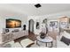 Bright and airy living room featuring hardwood floors, modern decor, and an open layout at 4829 20Th N Ave, St Petersburg, FL 33713