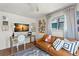 Cozy home office with a plush sofa, natural light, and views of the outdoors at 4829 20Th N Ave, St Petersburg, FL 33713