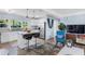 Stylish kitchen with stainless steel appliances, granite countertops, and island with bar seating at 5254 23Rd N Ave, St Petersburg, FL 33710