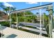 View of boat lift system on private dock with access to the Intracoastal waterway at 6315 Marbella Blvd, Apollo Beach, FL 33572