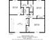 The second-floor plan features three bedrooms, a loft, and two bathrooms for comfortable living at 7307 Summerbridge Dr, Tampa, FL 33634