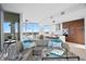 Spacious living room with city views, modern furnishings, and a cozy sectional sofa at 777 3Rd N Ave # 1408, St Petersburg, FL 33701