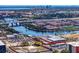 An aerial shot of real estate in a great downtown location with easy access to the water at 107 W Amelia Ave, Tampa, FL 33602