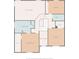 Detailed floor plan showcasing the layout of the second floor including the bedrooms and bathrooms at 11503 Whispering Hollow Dr, Tampa, FL 33635