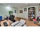 This home office boasts natural light, ample storage, and a comfortable layout for productivity at 17583 Holly Well Ave, Wimauma, FL 33598