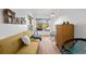 Bright living room with modern furniture and a view of the outdoors at 17730 Long Point Dr, Redington Shores, FL 33708