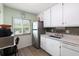 Cozy kitchen features bright cabinets, stainless steel appliances, and a sunlit window at 195 114Th Ne Ave # 195, St Petersburg, FL 33716