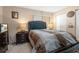 Comfortable main bedroom with neutral paint, a large bed, two side tables and a big closet at 195 114Th Ne Ave # 195, St Petersburg, FL 33716