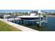 Modern boat lift providing secure storage and easy access to the water for boating enthusiasts at 2015 Hawaii Ne Ave, St Petersburg, FL 33703