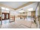 Renovating large living room with tile flooring, large windows, and open access to front door at 2015 Hawaii Ne Ave, St Petersburg, FL 33703